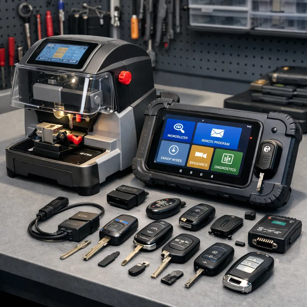 Vehicle key programming equipment