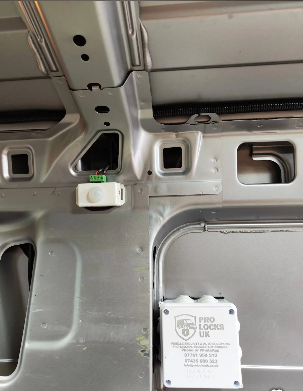 Van Load-Area Lighting genuine Pro Locks UK installation