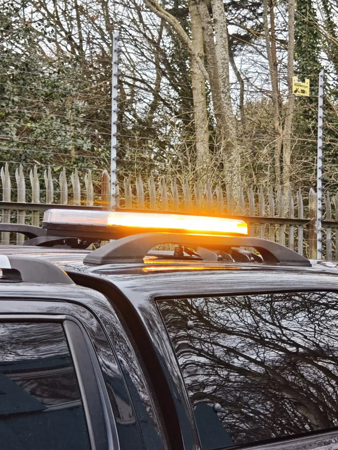 Amber warning beacon fitted by Pro Locks UK